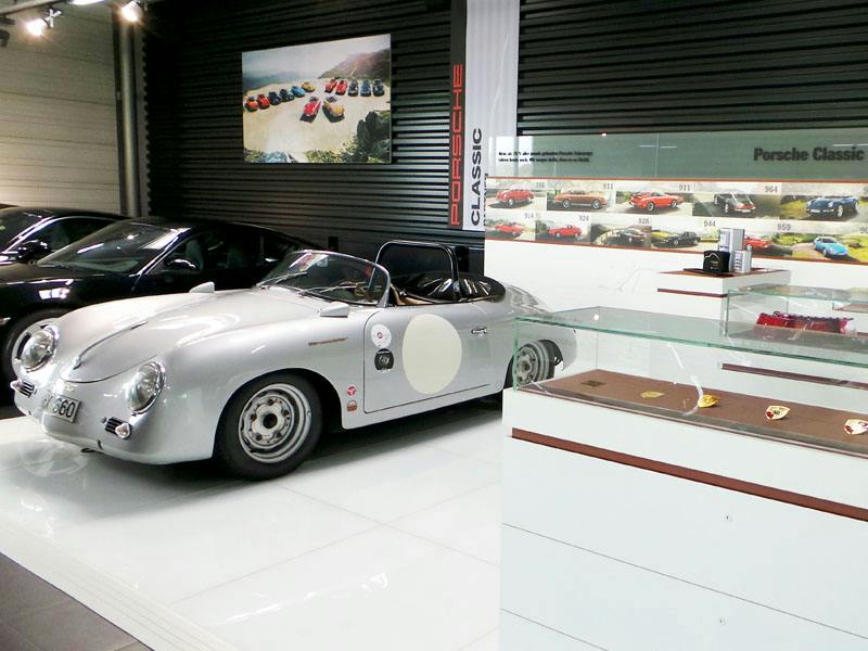Classic Corner im Porsche Zentrum 5 Seen