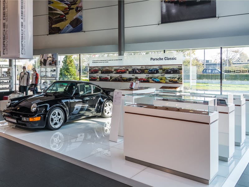 Classic Corner at the Porsche Centre
