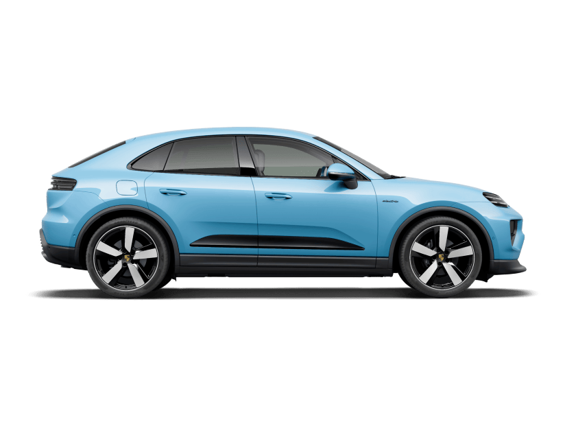 Side view/profile of Porsche Macan.