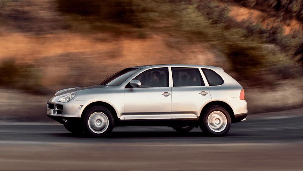 訳ありポルシェカイエンPorsche Cayenne サッカーボール未使用訳