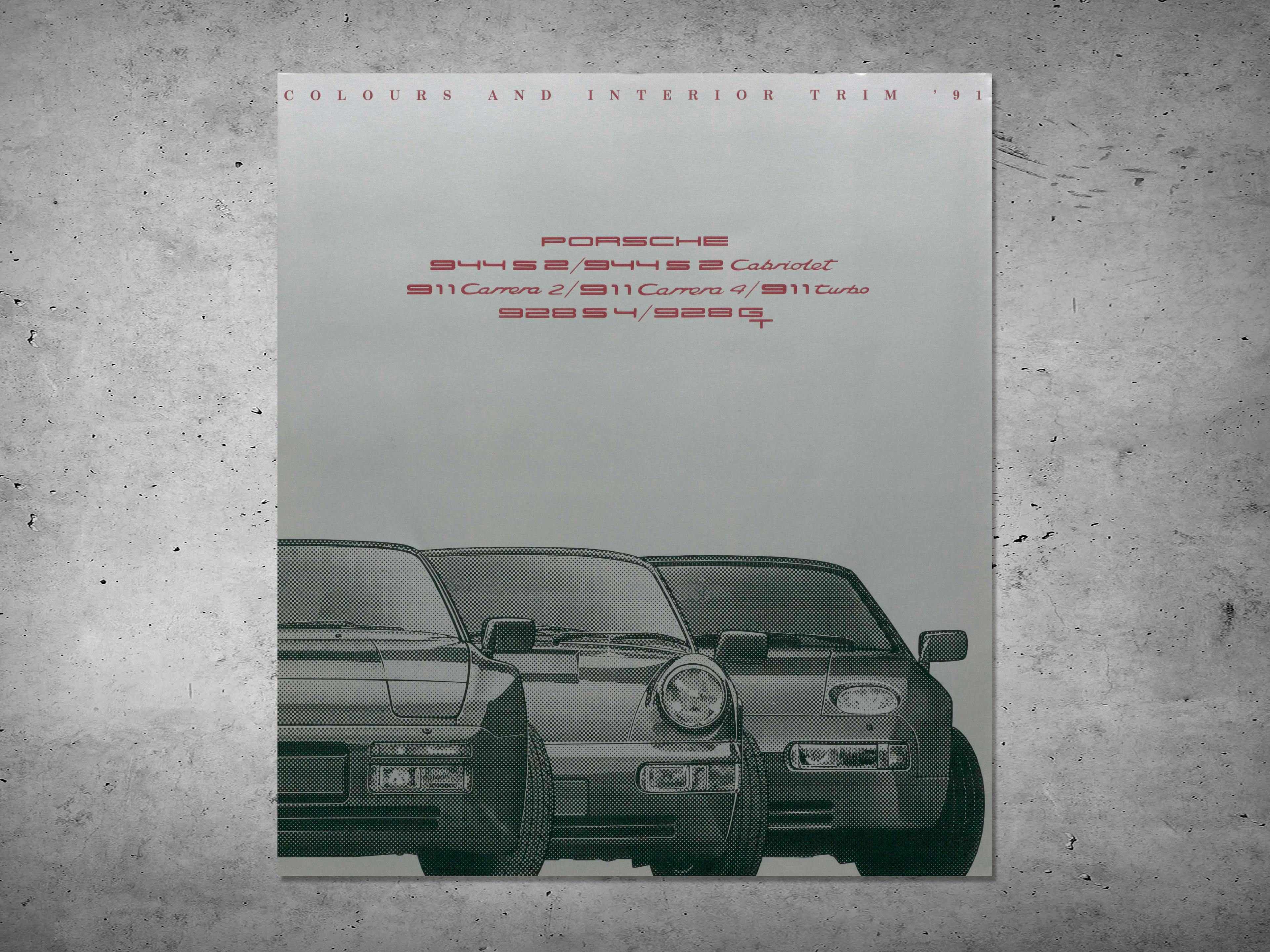928 Colour information MY 1991