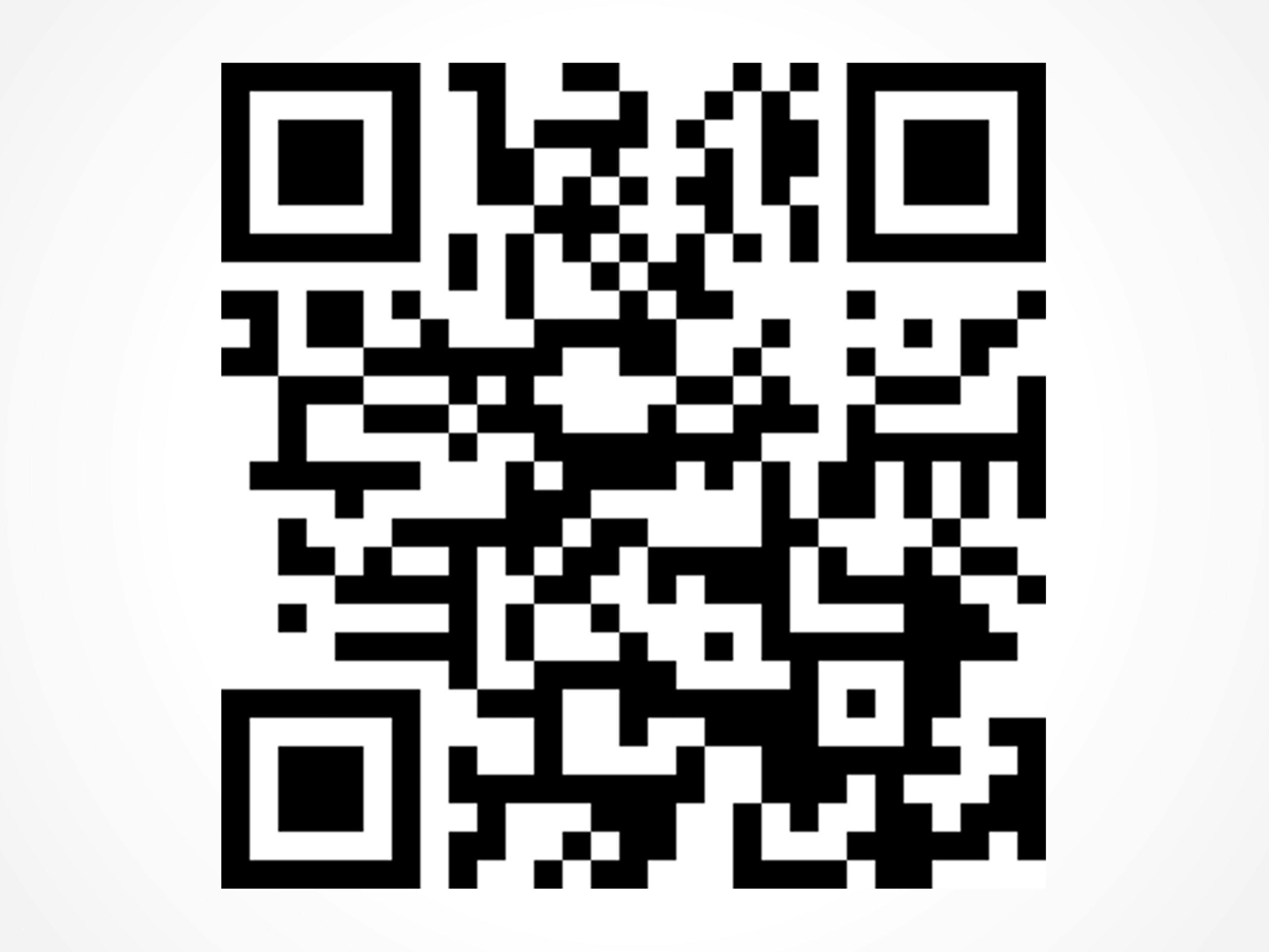 A QR code for the Porsche My App.