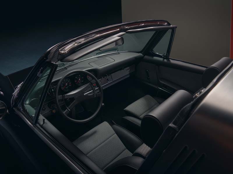 From above: Porsche 911 T 2.4, 50 Years of Porsche Design edition