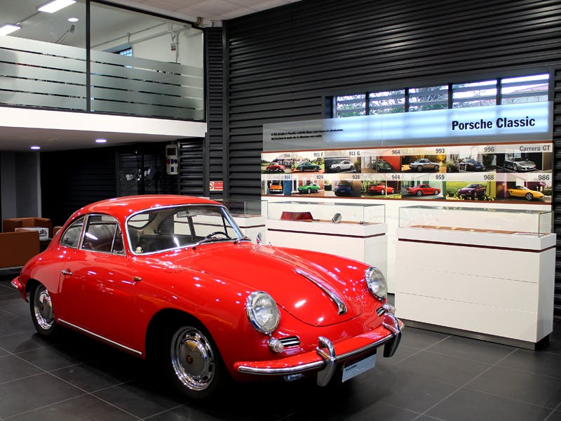 Classic Corner at the Porsche Centre