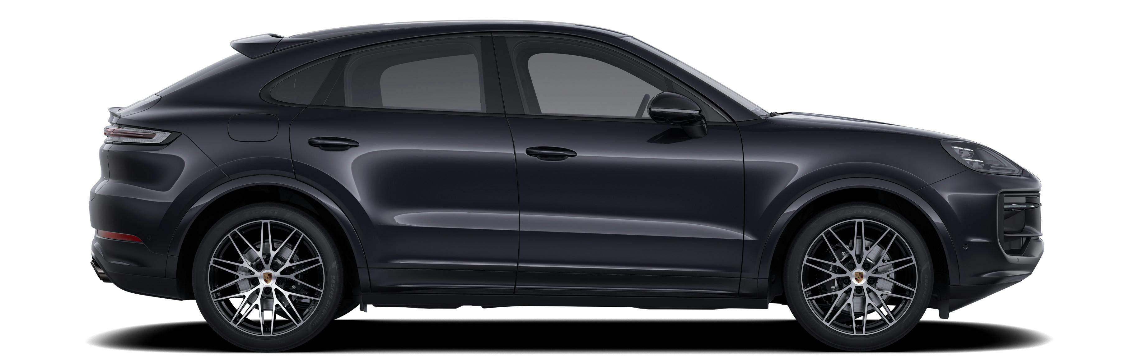 A Cayenne Black Edition, with the exterior colour in black too.