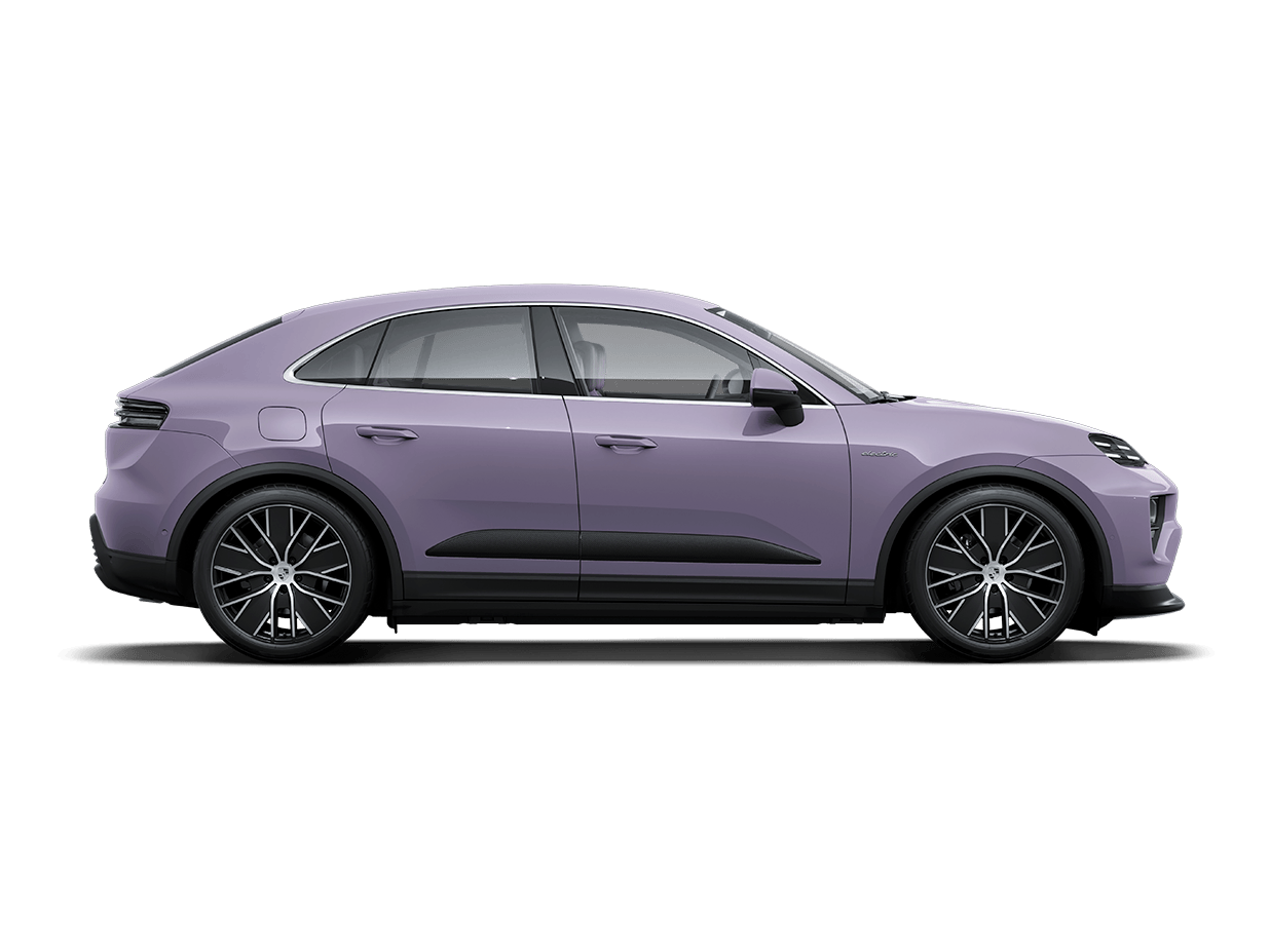 Side view/profile of a Porsche Macan 4 in Provence.