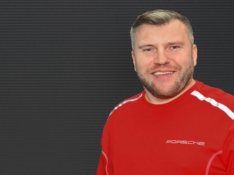 Portrait of the factory restoration employee Eugen Fendel