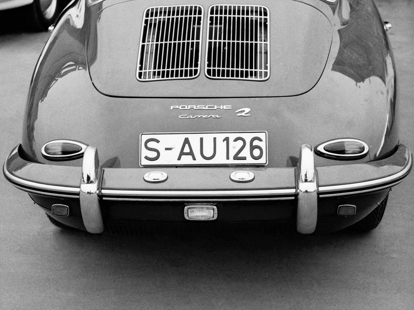 The 356 B Carrera 2 Coupé, one of the first models to carry the 'Carrera' name.