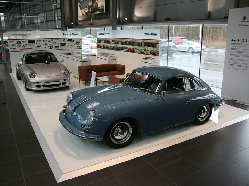 Classic Corner im Porsche Zentrum Hamburg Nord West